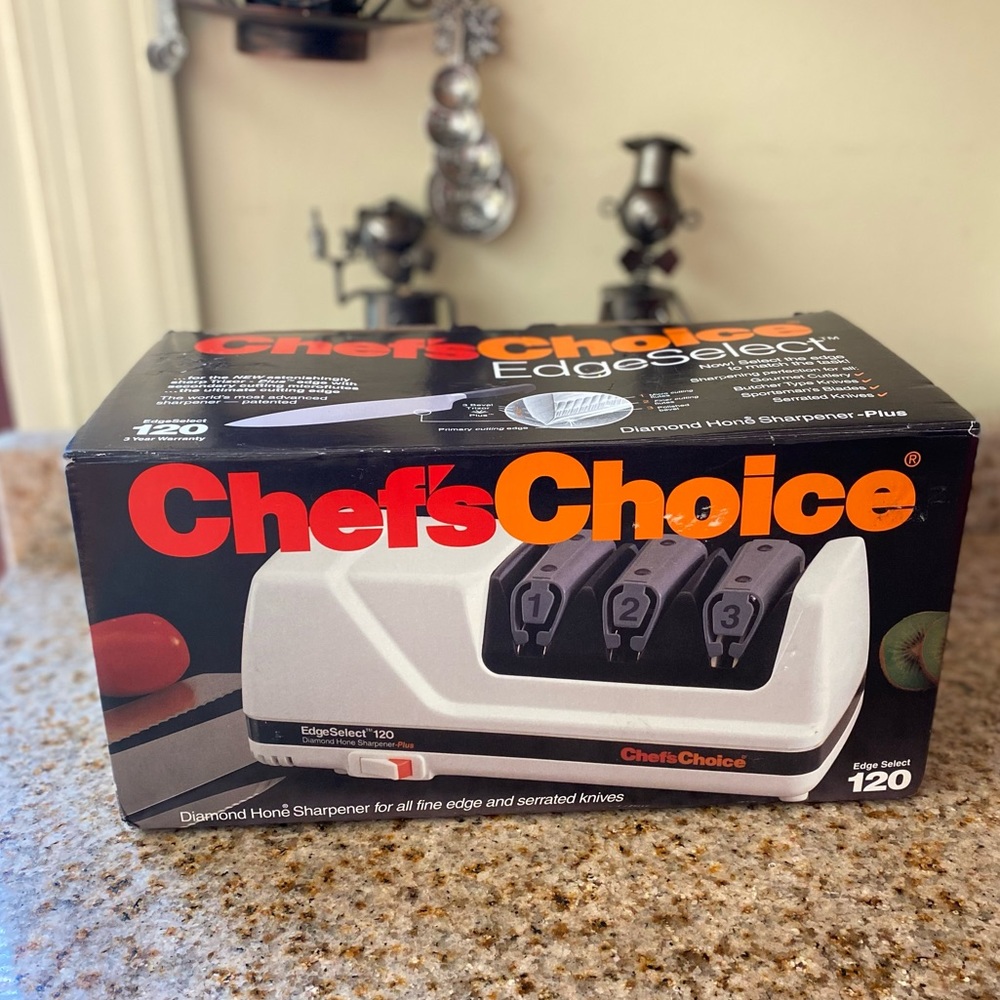 Chef's Choice Model 120 3-Stage Professional Electric Knife Sharpener